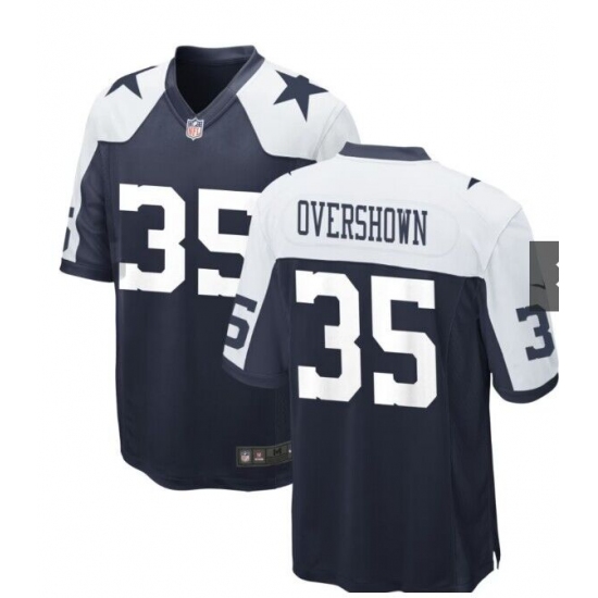 Men's Dallas Cowboys 35 Overshown Nike Navy 2023 NFL Draft First Round Pick Limited Jersey