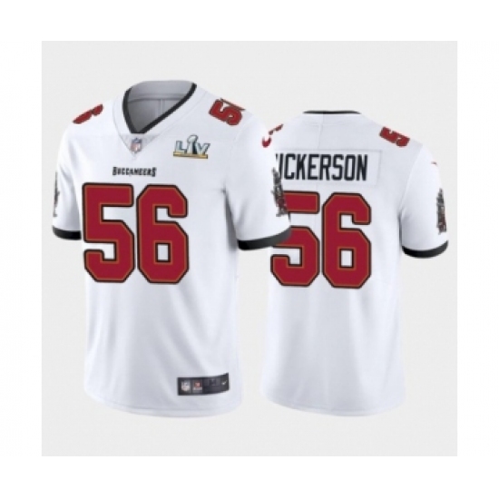Women's Tampa Bay Buccaneers 56 Hardy Nickerson White Super Bowl LV Jersey