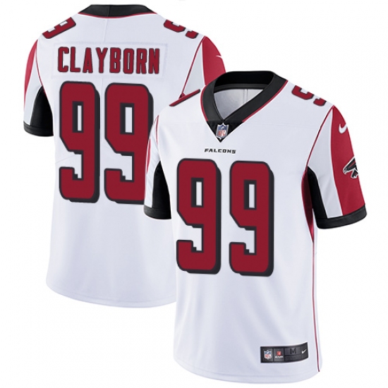 Youth Nike Atlanta Falcons 99 Adrian Clayborn White Vapor Untouchable Limited Player NFL Jersey