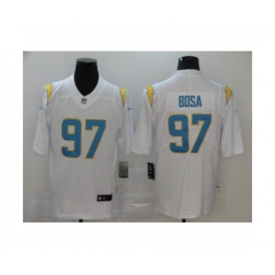 Los Angeles Chargers 97 Joey Bosa white 2020 Vapor Limited Jersey