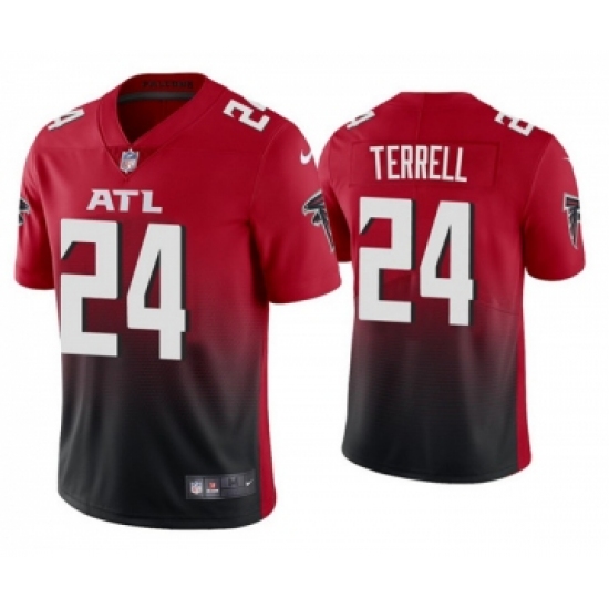 Men's Atlanta Falcons 24 A.J. Terrell 2020 Red 2nd Alternate Vapor Limited NFL Stitched NFL Jersey
