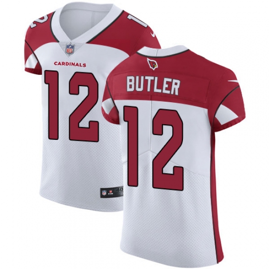 Men's Nike Arizona Cardinals 12 Brice Butler White Vapor Untouchable Elite Player NFL Jersey