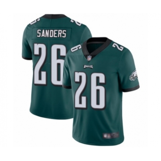 Youth Philadelphia Eagles 26 Miles Sanders Midnight Green Team Color Vapor Untouchable Limited Player Football Jersey