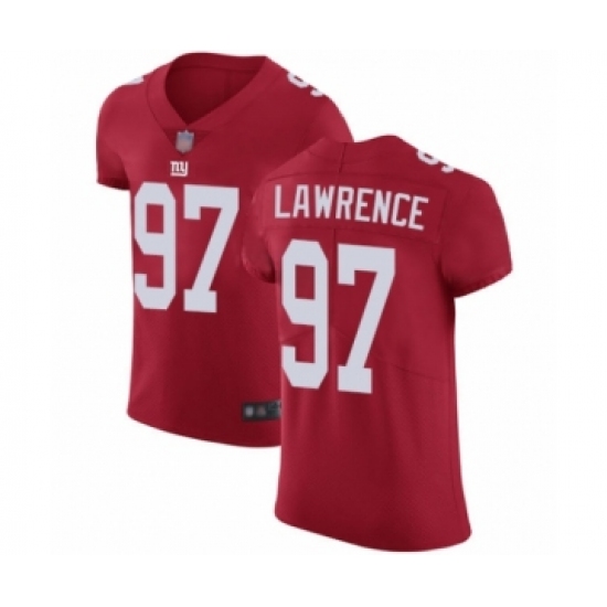 Men's New York Giants 97 Dexter Lawrence Red Alternate Vapor Untouchable Elite Player Football Jersey