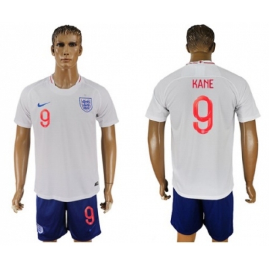 England 9 Kane Home Soccer Country Jersey