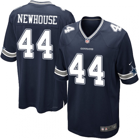 Men's Nike Dallas Cowboys 44 Robert Newhouse Game Navy Blue Team Color NFL Jersey