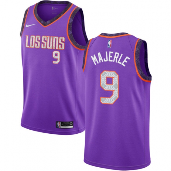 Women's Nike Phoenix Suns 9 Dan Majerle Swingman Purple NBA Jersey - 2018 19 City Edition
