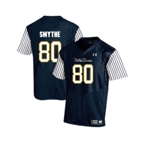 Notre Dame Fighting Irish 80 Durham Smythe Navy College Football Jersey