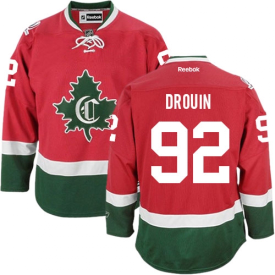 Youth Reebok Montreal Canadiens 92 Jonathan Drouin Authentic Red New CD NHL Jersey