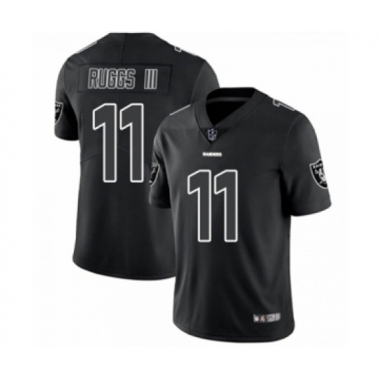 Women's Oakland Raiders 11 Henry Ruggs III Las Vegas Limited Black Impact Jersey