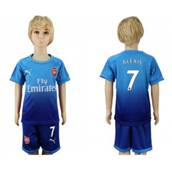 Arsenal 7 Alexis Away Kid Soccer Club Jersey