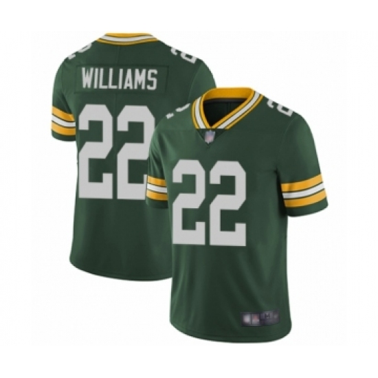 Youth Green Bay Packers 22 Dexter Williams Green Team Color Vapor Untouchable Limited Player Football Jersey