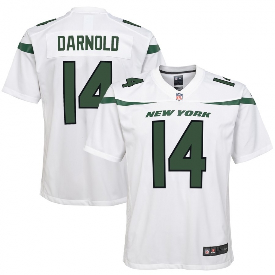YouthNew York Jets14 Sam Darnold Nike Game Jersey - White (2)