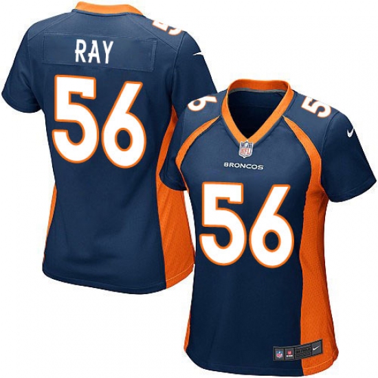 Women's Nike Denver Broncos 56 Shane Ray Game Navy Blue Alternate NFL Jersey