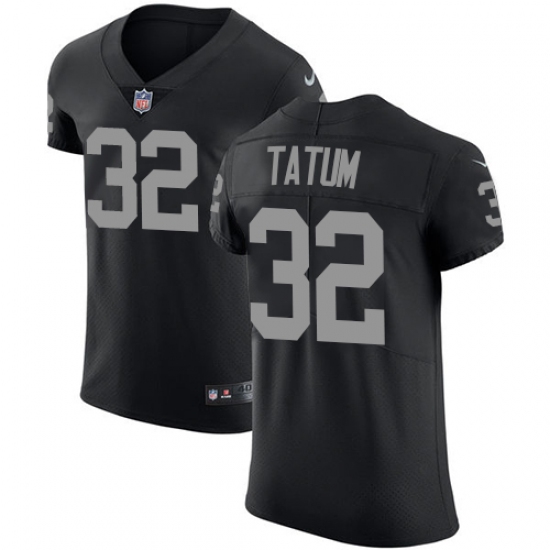 Men's Nike Oakland Raiders 32 Jack Tatum Black Team Color Vapor Untouchable Elite Player NFL Jersey