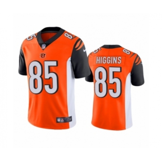 Cincinnati Bengals 85 Tee Higgins Orange 2020 NFL Draft Vapor Limited Jersey