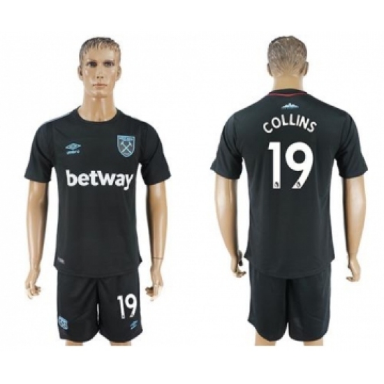 West Ham United 19 Collins Away Soccer Club Jersey