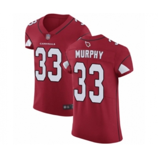 Men's Arizona Cardinals 33 Byron Murphy Red Team Color Vapor Untouchable Elite Player Football Jersey
