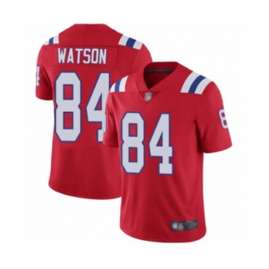 Men's New England Patriots 84 Benjamin Watson Red Alternate Vapor Untouchable Limited Player Football Jersey