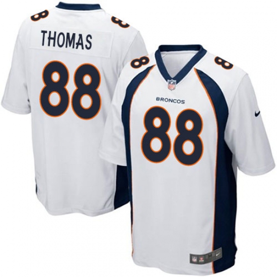 Men's Nike Denver Broncos 88 Demaryius Thomas Game White NFL Jersey