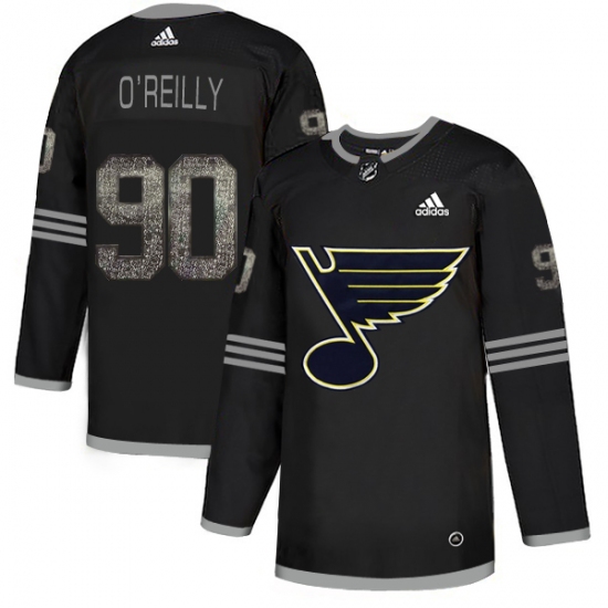 Men's Adidas St. Louis Blues 90 Ryan O'Reilly Black Authentic Classic Stitched NHL Jersey