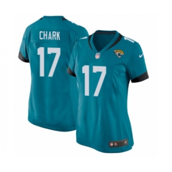 Women's Nike Jacksonville Jaguars 17 DJ Chark Game Black Alternate NFL Jersey