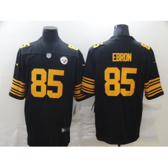 Men's Pittsburgh Steelers 85 Eric Ebron Nike Black Limited Jerseys