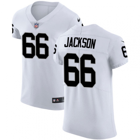Men's Nike Oakland Raiders 66 Gabe Jackson White Vapor Untouchable Elite Player NFL Jersey