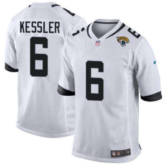 Men's Nike Jacksonville Jaguars 6 Cody Kessler Game White NFL Jersey