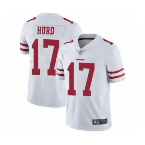 Youth San Francisco 49ers 17 Jalen Hurd White Vapor Untouchable Limited Player Football Jersey