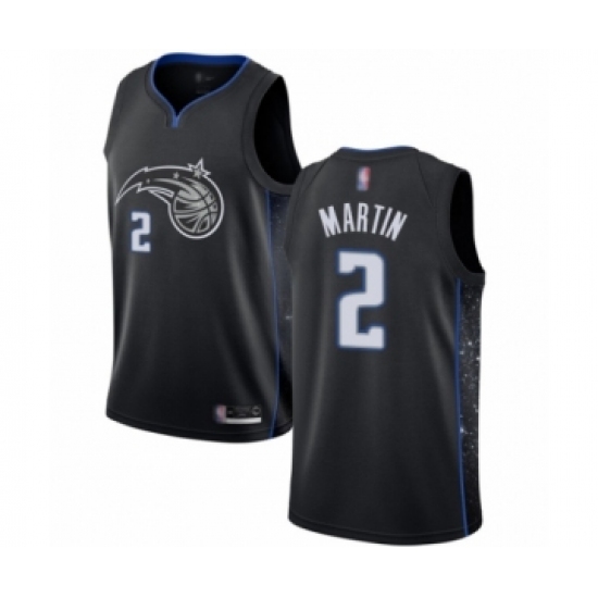 Men's Orlando Magic 2 Jarell Martin Authentic Black Basketball Jersey - City Edition