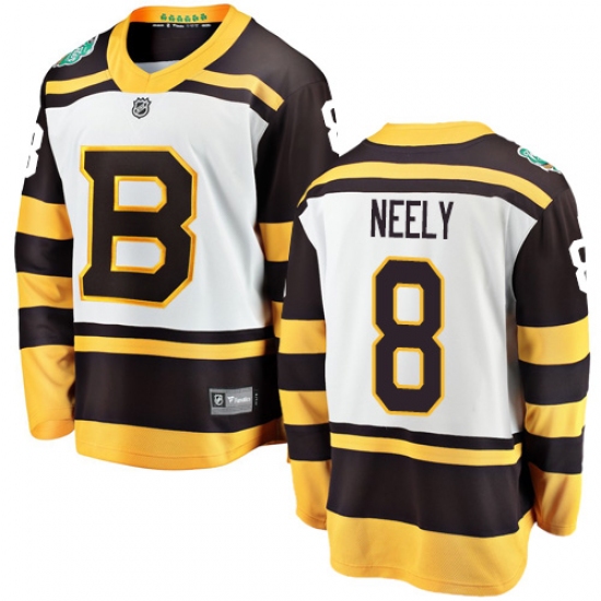 Youth Boston Bruins 8 Cam Neely White 2019 Winter Classic Fanatics Branded Breakaway NHL Jersey