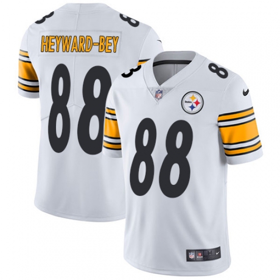 Men's Nike Pittsburgh Steelers 88 Darrius Heyward-Bey White Vapor Untouchable Limited Player NFL Jersey