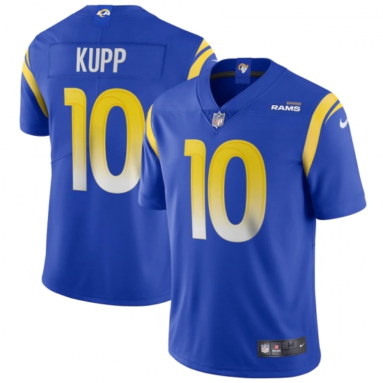 Men's Los Angeles Rams 10 Cooper Kupp Blue Nike Royal Vapor Limited Jersey.webp