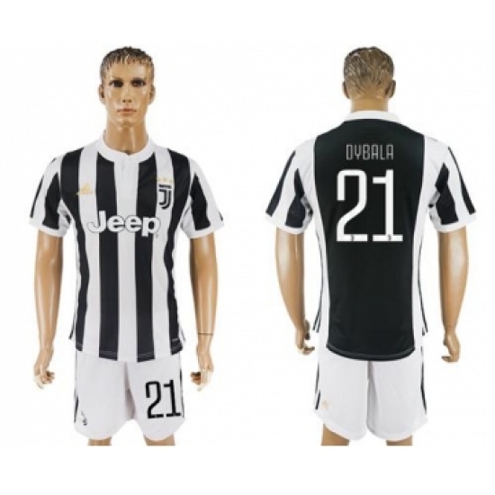 Juventus 21 Dybala Home Soccer Club Jersey