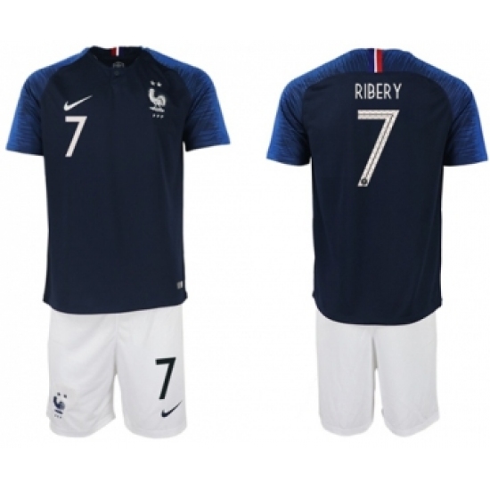 France 7 Ribery Home Soccer Country Jersey