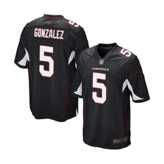 Men's Arizona Cardinals 5 Zane Gonzalez Game Black Alternate Football Jersey