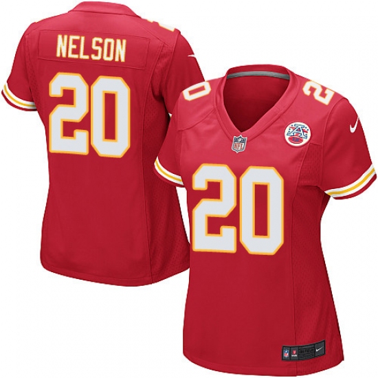 Women's Nike Kansas City Chiefs 20 Steven Nelson Game Red Team Color NFL Jersey