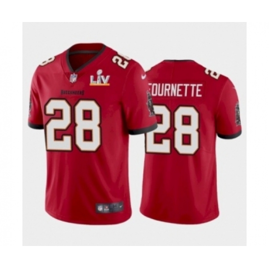 Youth Tampa Bay Buccaneers 28 Leonard Fournette Red Super Bowl LV Jersey