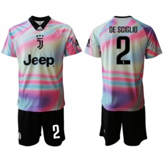 Juventus 2 De Sciglio Anniversary Soccer Club Jersey