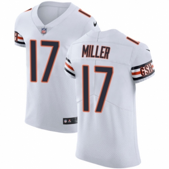 Men's Nike Chicago Bears 17 Anthony Miller White Vapor Untouchable Elite Player NFL Jersey