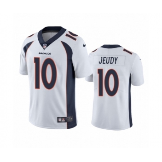 Denver Broncos 10 Jerry Jeudy White 2020 NFL Draft Vapor Limited Jersey