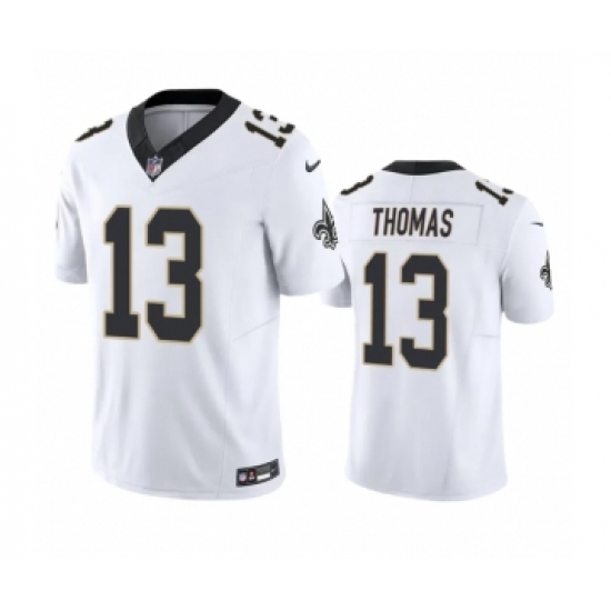 Men's New Orleans Saints 13 Michael Thomas White 2023 F.U.S.E. Vapor Untouchable Limited Stitched Jersey