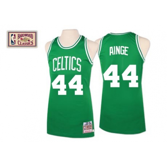 Men's Mitchell and Ness Boston Celtics 44 Danny Ainge Authentic Green Throwback NBA Jersey