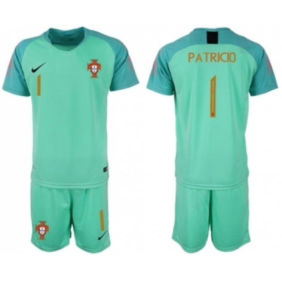 Portugal 1 Patricio Green Goalkeeper Soccer Country Jersey