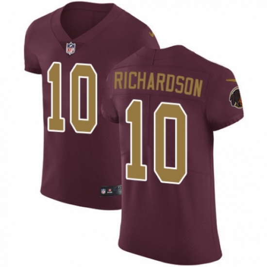 Men's Nike Washington Redskins 10 Paul Richardson Burgundy Red Alternate Vapor Untouchable Elite Player NFL Jersey