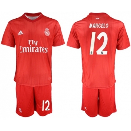 Real Madrid 12 Marcelo Third Soccer Club Jersey