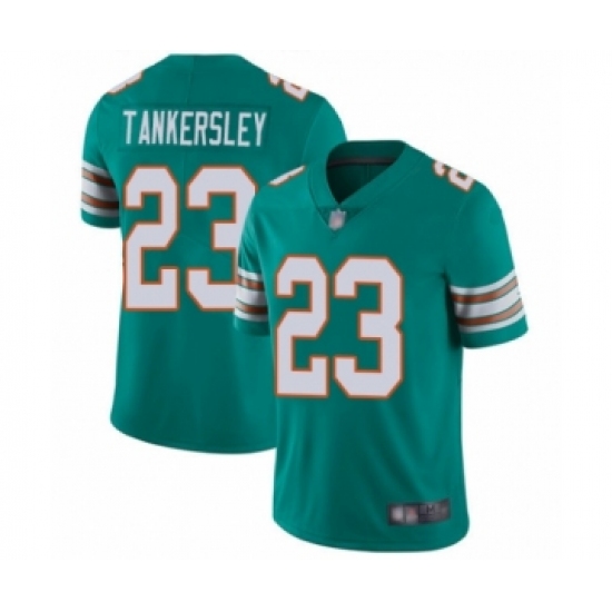 Youth Miami Dolphins 23 Cordrea Tankersley Aqua Green Alternate Vapor Untouchable Limited Player Football Jersey