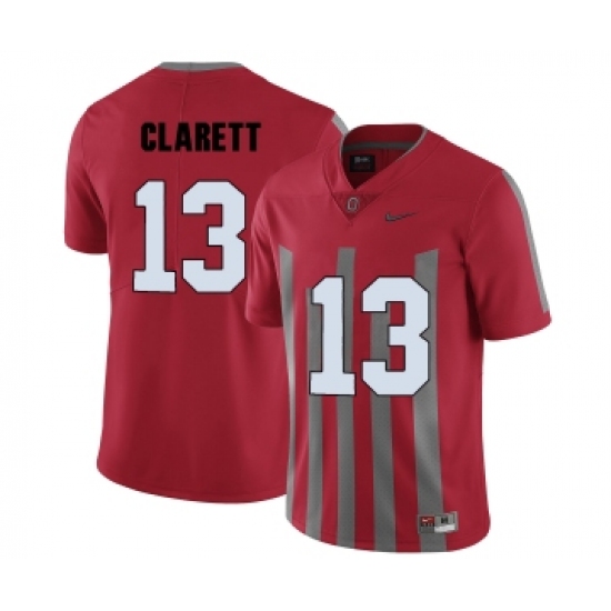 Ohio State Buckeyes 13 Maurice Clarett Red Elite College Football Jersey