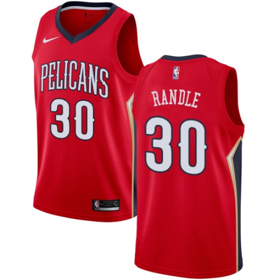 Youth Nike New Orleans Pelicans 30 Julius Randle Swingman Red NBA Jersey Statement Edition